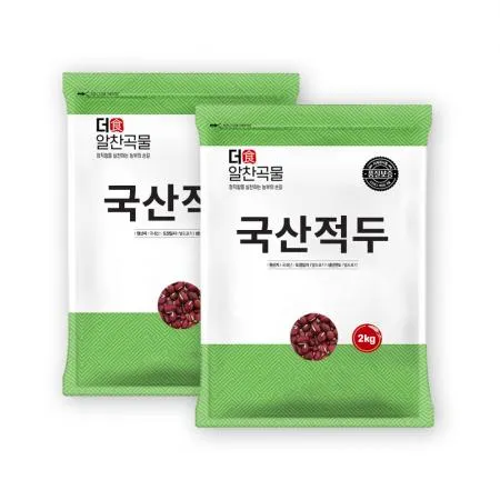 [더알찬곡물] 25년산 국산 적두 4kg (2kgx2봉) 팥 이미지