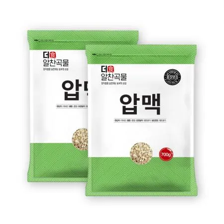 [더알찬곡물] 25년산 국산 압맥 700g 2봉 납작보리 이미지