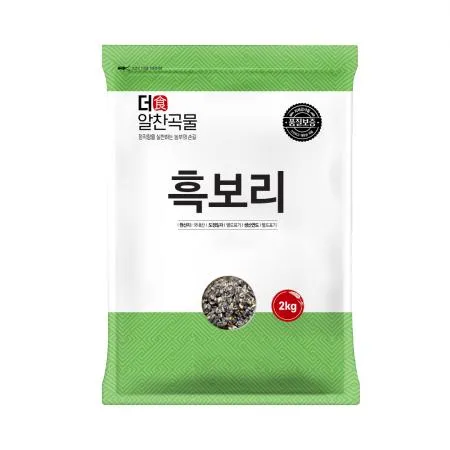 [더알찬곡물] 25년산 국산 흑보리 2kg 1봉 이미지