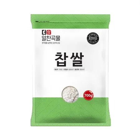 [더알찬곡물] 25년산 국산 찹쌀 700g 1봉 이미지