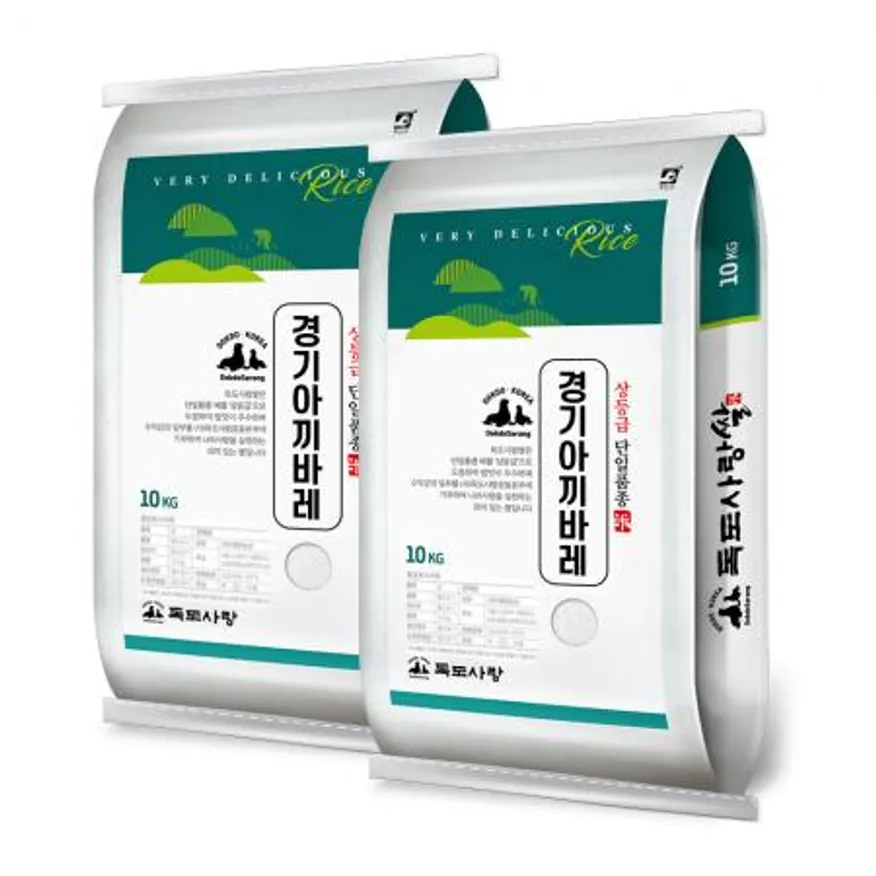 독도사랑 경기 추청 아끼바레 20kg (10kgx2) / 25년산 햅쌀 / 상등급 단일품종 안전박스포장 이미지