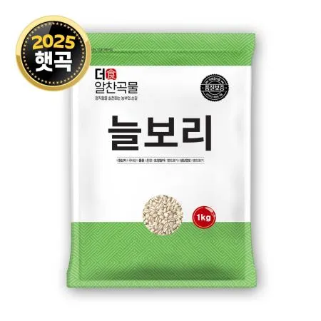 [더알찬곡물] 25년산 국산 늘보리 1kg 1봉