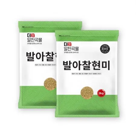 [더알찬곡물] 25년산 국산 발아찰현미 4kg (2kgx2봉) 발아 찹쌀현미 이미지