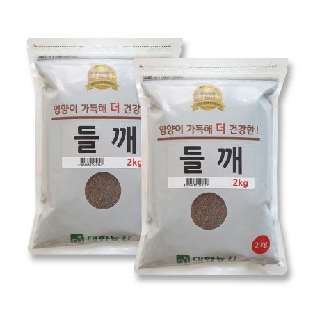 대한농산 수입 생 들깨 4kg (2kgx2봉)