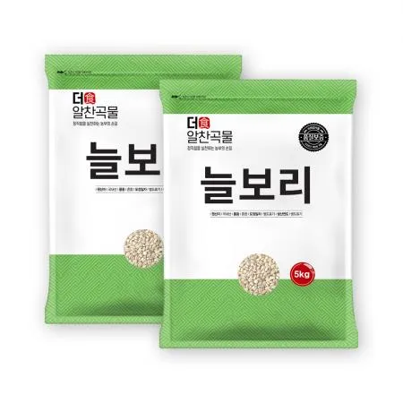 [더알찬곡물] 25년산 국산 늘보리 5kg 2봉 이미지