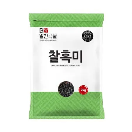 [더알찬곡물] 25년산 국산 찰흑미 2kg 흑미 이미지