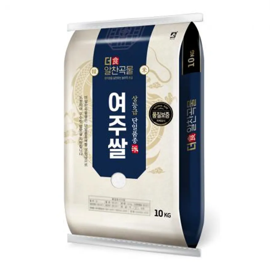 더알찬곡물 경기 여주쌀 10kg / 25년산 햅쌀 / 상등급 단일품종 안전박스포장 이미지