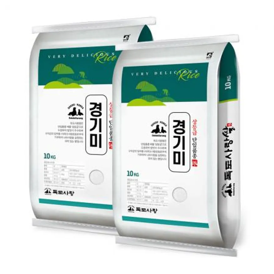 독도사랑 경기미 쌀 20kg (10kgx2) / 25년산 햅쌀 / 상등급 안전박스포장 이미지