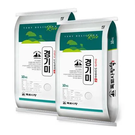 독도사랑 경기미 쌀 20kg (10kgx2) / 25년산 햅쌀 / 상등급 안전박스포장 이미지