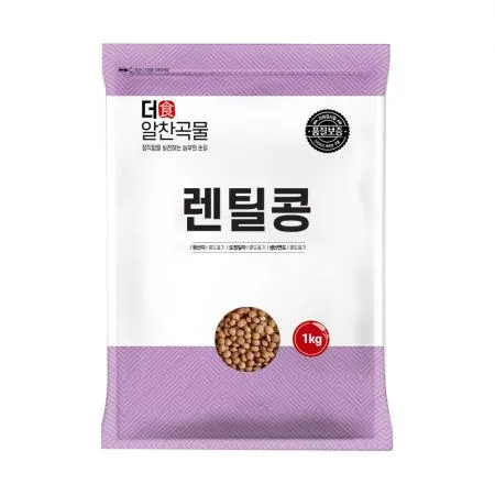 [더알찬곡물] 25년산 브라운 렌틸콩 1kg 렌즈콩 이미지