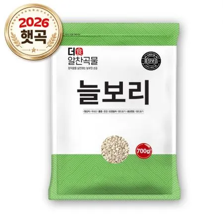 [더알찬곡물] 26년산 국산 늘보리 700g 1봉