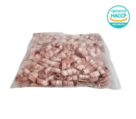 [냉동] 이겹살_스페인_돌돌이_2mm_10kg(2kg 5팩) 이미지