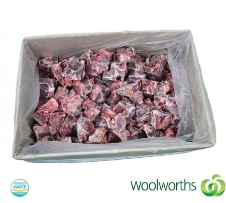 [냉동] 소목뼈_호주_세절_30mm~50mm_20kg 월워스 목초