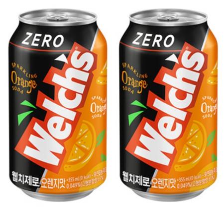 농심 웰치스 오렌지(제로) 355ml*24