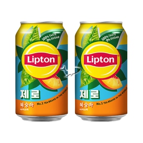 칠성 립톤 복숭아 아이스티 제로 355ml*24