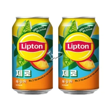 칠성 립톤 복숭아 아이스티 제로 355ml*24