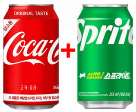 [첫구매/묶음상품] 코카콜라(업소용)355ml*24 + 스프라이트(업소용)355ml*24