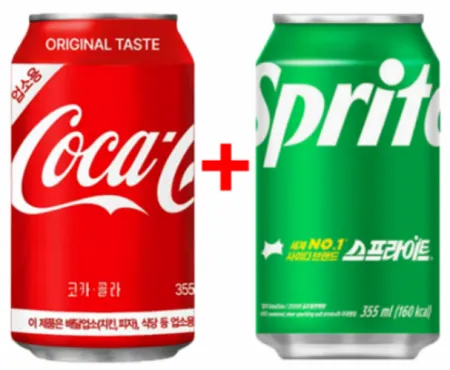 [첫구매/묶음상품] 코카콜라(업소용)355ml*24 + 스프라이트(업소용)355ml*24