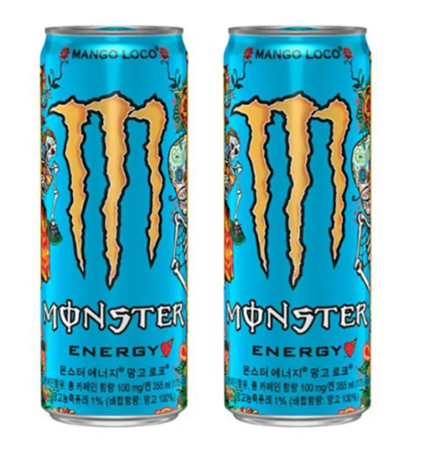 코카콜라 몬스터에너지 망고로코(블루) 355ml*24 이미지