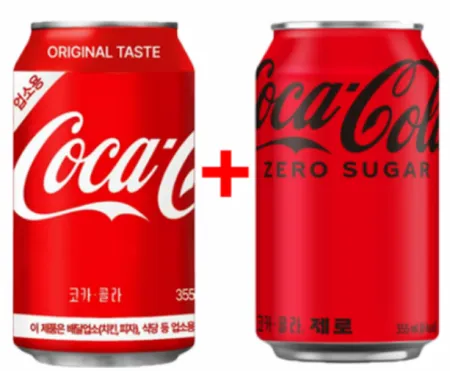 [첫구매/묶음상품] 코카콜라 콜라(업소용)355ml*24 + 제로콜라(업소용)355ml*24