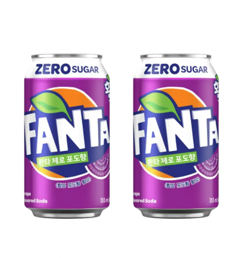 코카콜라 환타 제로 포도(업소용)355ml*24 이미지