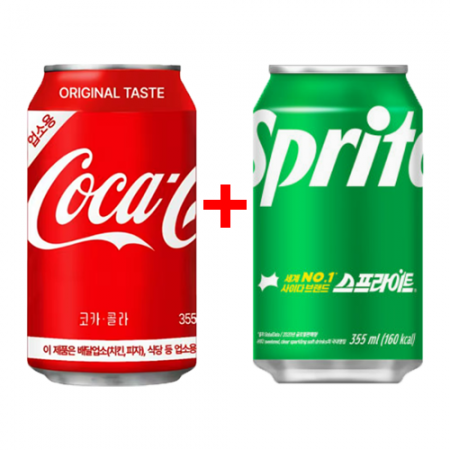 [묶음상품] 코카콜라(업소용)355ml*24 + 스프라이트(업소용)355ml*24