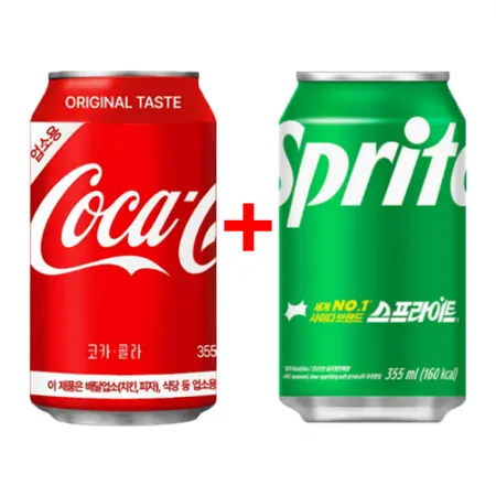 [묶음상품] 코카콜라(업소용)355ml*24 + 스프라이트(업소용)355ml*24