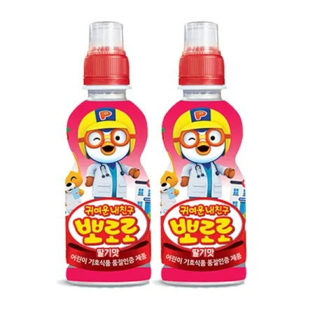팔도 뽀로로 딸기 235ml*24