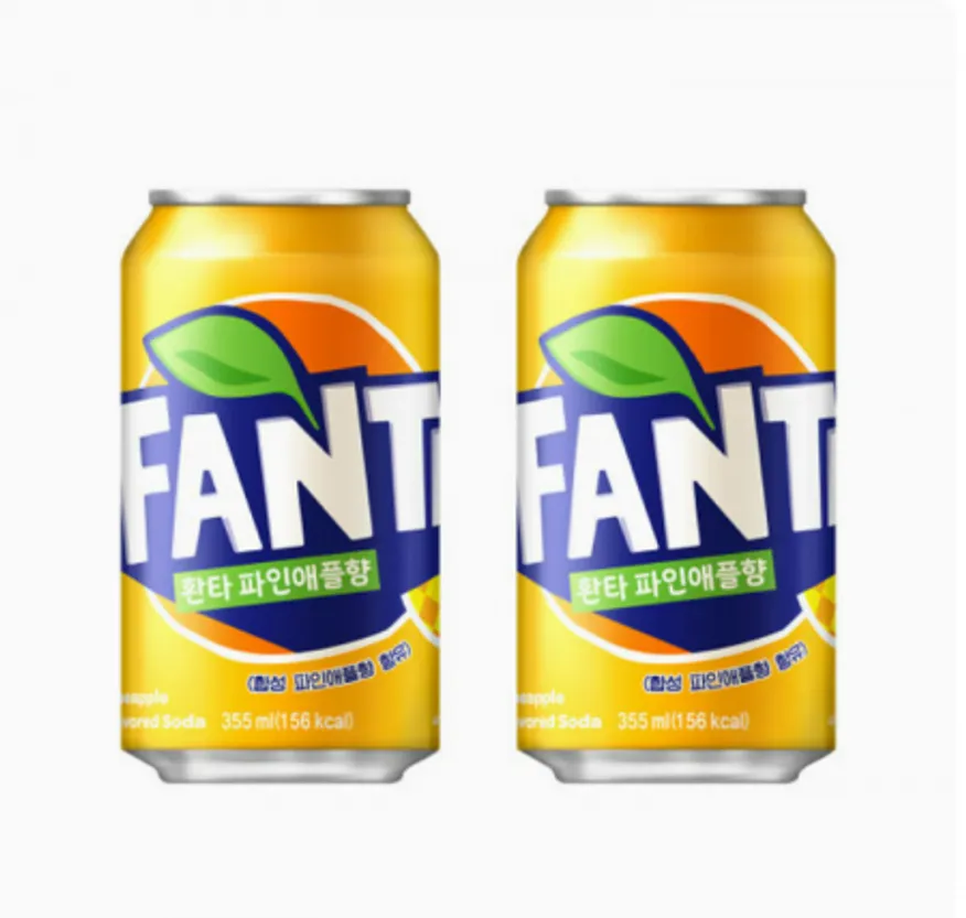 코카콜라 환타 파인애플(업소용)355ml*24 이미지