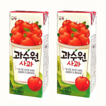 남양유업) 과수원 사과190ml*24