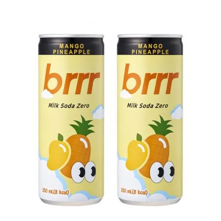 부르르 밀크소다 제로 망고파인애플 250ml x 30캔