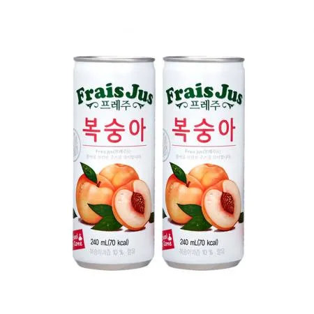 프레주 복숭아 240ml x 30캔