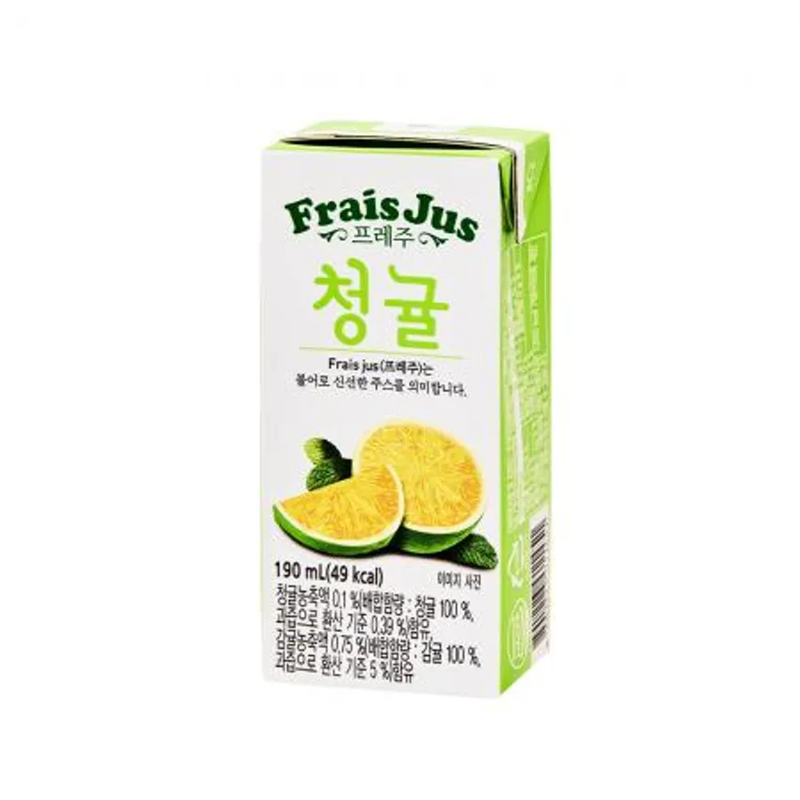 프레주 테트라팩 청귤 190ml x 24팩 이미지