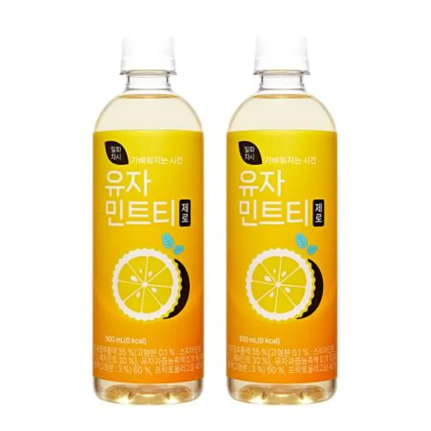 일화차시 제로 유자민트티 500ml x 20pet 이미지