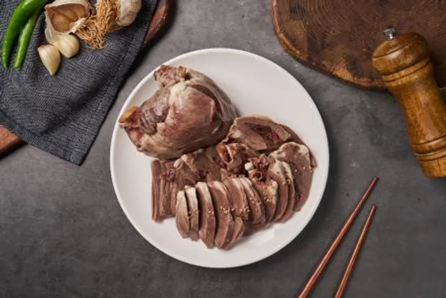 돼지 알염통 10개입(완숙) 돼부속물 순대내장 순대볶음 전골국밥재료 이미지