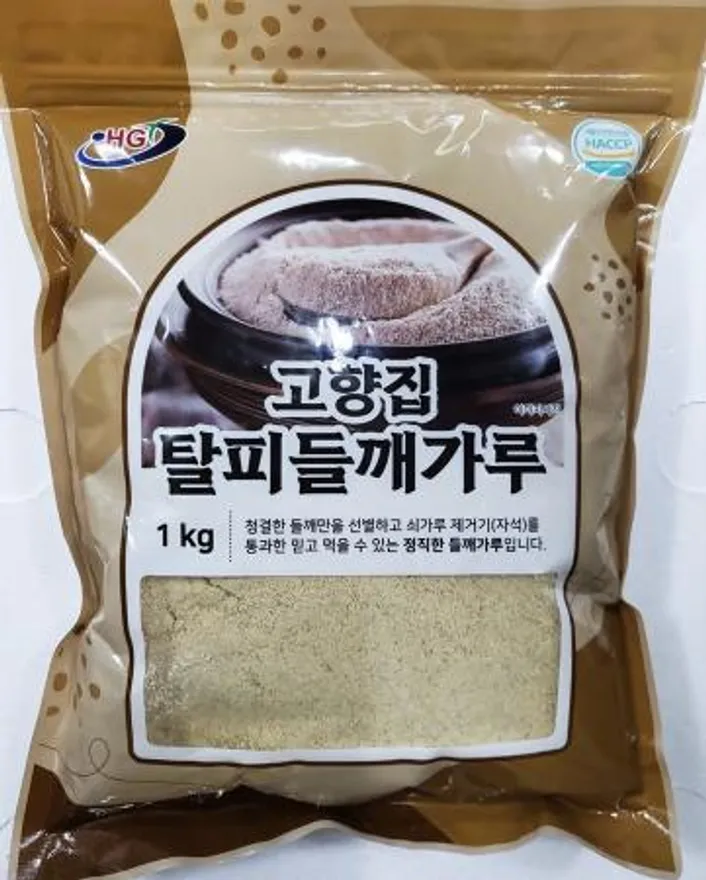 부드러운 탈피 들깨가루 1kg_청결한 박피 들깨 업소용 순대국 뼈해장국 추어탕 훈푸드 이미지