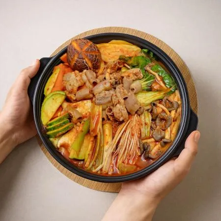 한우 곱창 듬뿍 전골 280g_업소용 캠핑용 식당용 전골 소곱창 한우 곱창 훈푸드 이미지