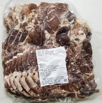 소사태 슬라이스2kg(완숙) 장터국밥 소고기해장국 양평해장국 국밥재료