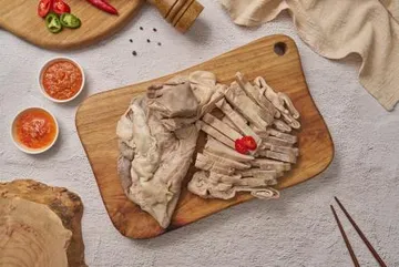 (훈푸드) 오소리슬라이스1kg(완숙) 돼지부속물 순대내장 순대볶음전골국밥재료