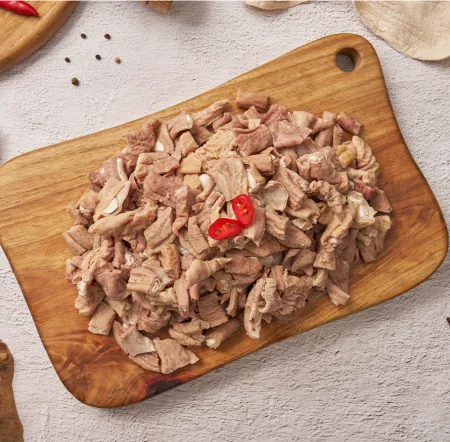 삶은 돼지소창 슬라이스 2kg (완숙)_돼지곱창 야채곱창 곱창볶음 업소용 식당용 소창 훈푸드