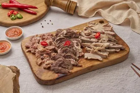 국산 돼지 모듬내장 슬라이스 2kg_돼지부속 내장 순대국 국밥  식당용 업소용