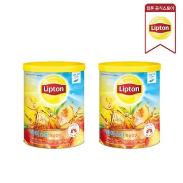 립톤 아이스티 복숭아 맛 대용량 1.5kg 2개