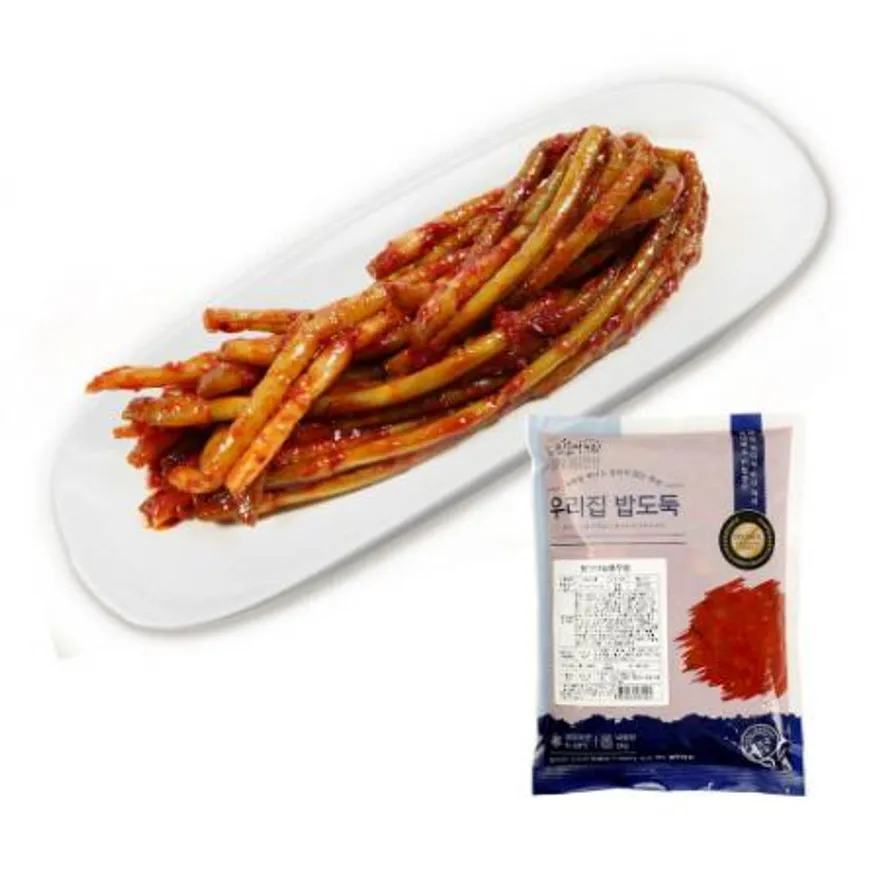 절단 마늘쫑 무침 1kg 이미지