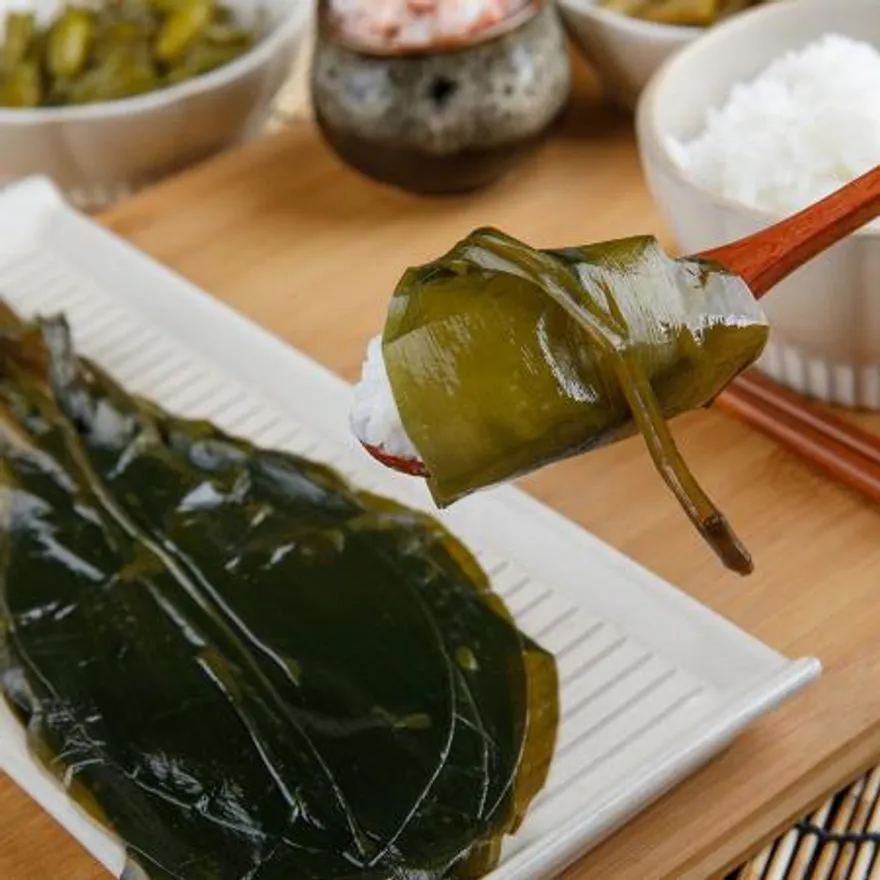 명이나물 장아찌 10kg 명이 산마늘 업소용 대용량 절임 잎명이 반찬 수입 급식 식당 이미지