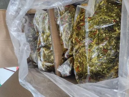 슬라이스 고추지 4kg X 4EA 업소용 대용량 고추채 식당 급식 간장 장아찌 절임 밑반찬 채썬 고추 반찬 밑반찬 매콤 새콤