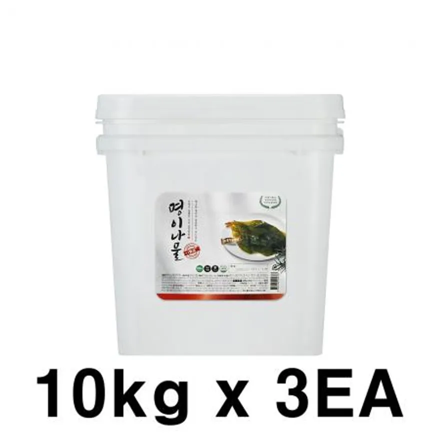 명이나물 장아찌 10kg X 3ea 명이 산마늘 업소용 대용량 절임 잎명이 반찬 수입 급식 식당 이미지