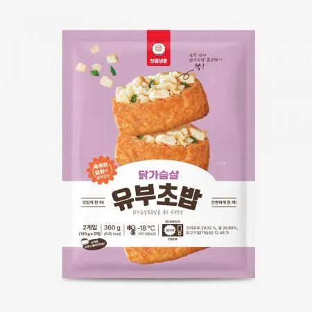 천일식품 닭가슴살유부초밥 360g (45g x 8개입)