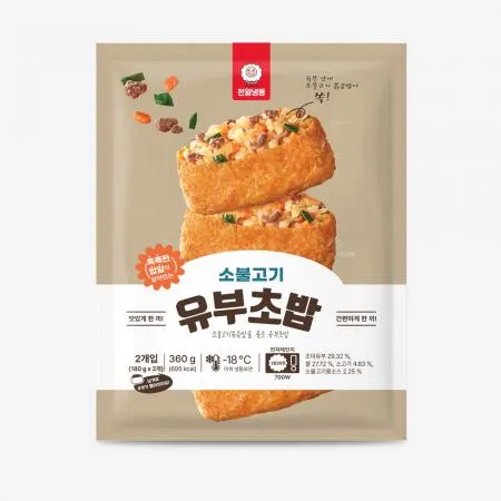 천일식품 소불고기유부초밥 360g (45g x 8개입)