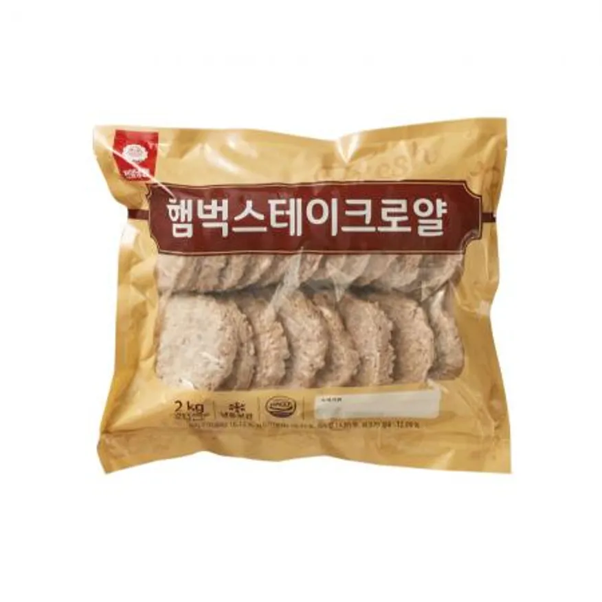 천일식품 햄벅스테이크로얄 2kg 이미지