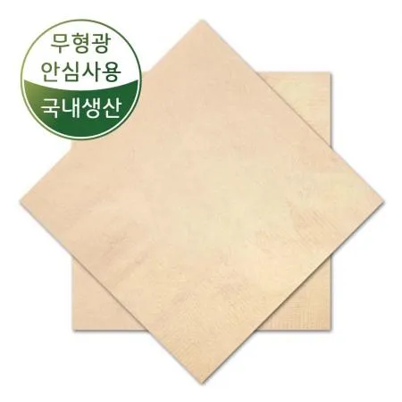 네모 3천매 갈색 무지 무형광 친환경 칵테일냅킨 식당넵킨